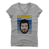 Womens Women's V-Neck Athletic Gray