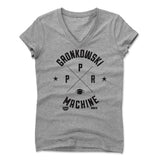 Womens Women's V-Neck Athletic Gray