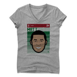 Womens Women's V-Neck Athletic Gray