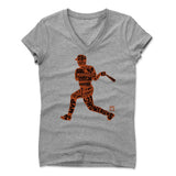 Womens Women's V-Neck Athletic Gray