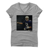 Womens Women's V-Neck Athletic Gray