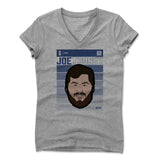 Womens Women's V-Neck Athletic Gray