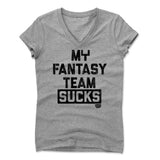 Womens Women's V-Neck Athletic Gray
