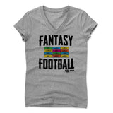 Womens Women's V-Neck Athletic Gray
