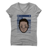 Womens Women's V-Neck Athletic Gray
