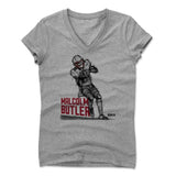Womens Women's V-Neck Athletic Gray