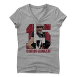 Womens Women's V-Neck Athletic Gray