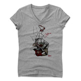 Womens Women's V-Neck Athletic Gray