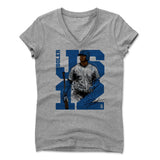 Womens Women's V-Neck Athletic Gray