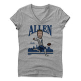 Womens Women's V-Neck Athletic Gray