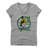 Womens Women's V-Neck Athletic Gray