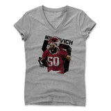 Womens Women's V-Neck Athletic Gray