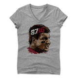 Womens Women's V-Neck Athletic Gray