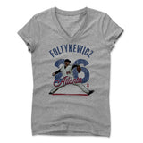 Womens Women's V-Neck Athletic Gray