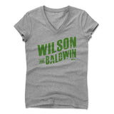 Womens Women's V-Neck Athletic Gray