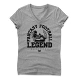 Womens Women's V-Neck Athletic Gray