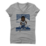 Womens Women's V-Neck Athletic Gray
