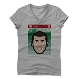 Womens Women's V-Neck Athletic Gray