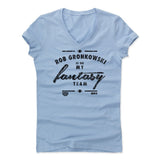 Womens Women's V-Neck Baby Blue