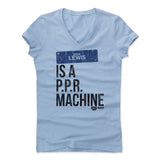 Womens Women's V-Neck Baby Blue