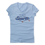 Womens Women's V-Neck Baby Blue