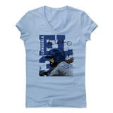 Womens Women's V-Neck Baby Blue