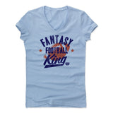 Womens Women's V-Neck Baby Blue