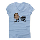 Womens Women's V-Neck Baby Blue