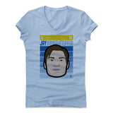 Womens Women's V-Neck Baby Blue