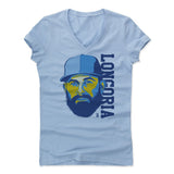 Womens Women's V-Neck Baby Blue