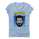 Womens Women's V-Neck Baby Blue