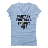 Womens Women's V-Neck Baby Blue