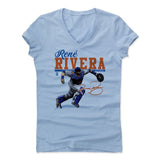 Womens Women's V-Neck Baby Blue