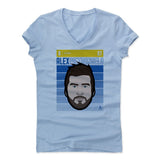 Womens Women's V-Neck Baby Blue