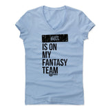 Womens Women's V-Neck Baby Blue