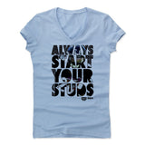 Womens Women's V-Neck Baby Blue