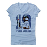 Womens Women's V-Neck Baby Blue