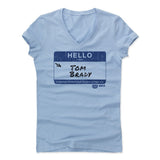 Womens Women's V-Neck Baby Blue