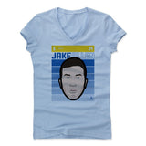 Womens Women's V-Neck Baby Blue