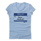 Womens Women's V-Neck Baby Blue