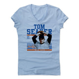Womens Women's V-Neck Baby Blue