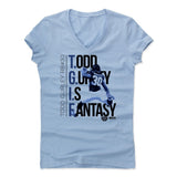 Womens Women's V-Neck Baby Blue