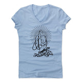 Womens Women's V-Neck Baby Blue