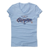 Womens Women's V-Neck Baby Blue