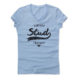 Womens Women's V-Neck Baby Blue