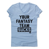 Womens Women's V-Neck Baby Blue