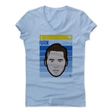 Womens Women's V-Neck Baby Blue