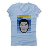 Womens Women's V-Neck Baby Blue