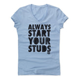Womens Women's V-Neck Baby Blue