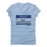 Womens Women's V-Neck Baby Blue
